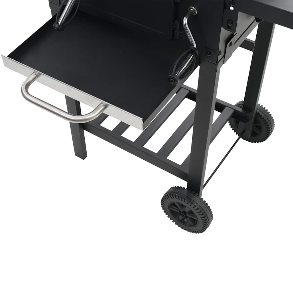 Kullgrill Med Bunnhylle Svart