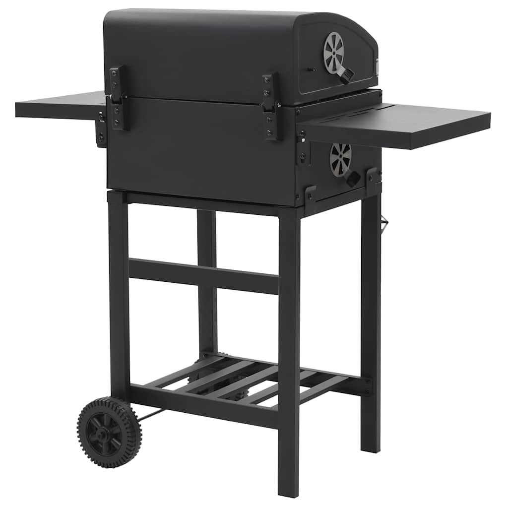 Kullgrill Med Bunnhylle Svart