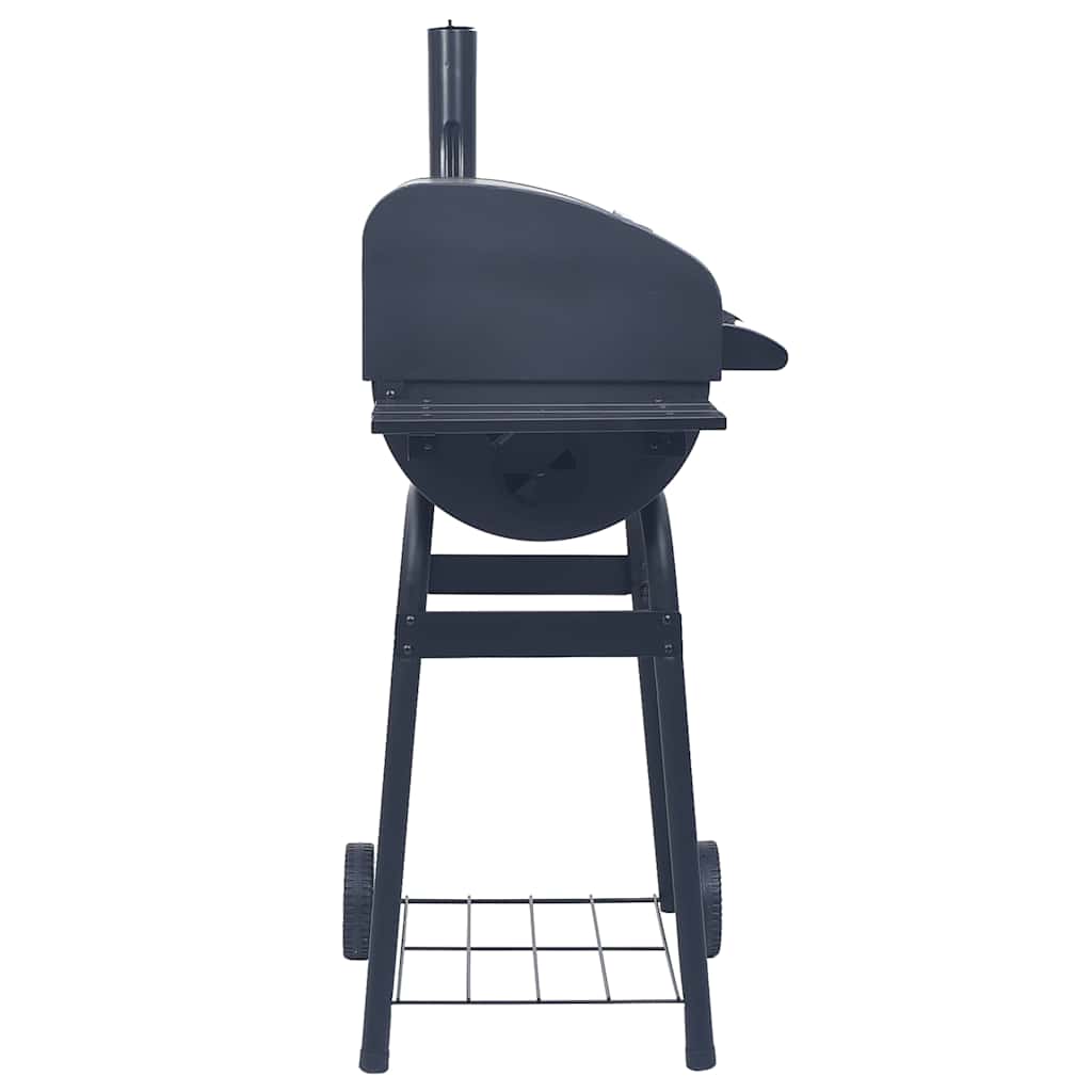 Røykgrill Med Bunnhylle Kull Svart