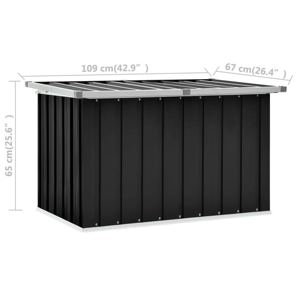 Oppbevaringskasse 109X67X65 Cm Antrasitt