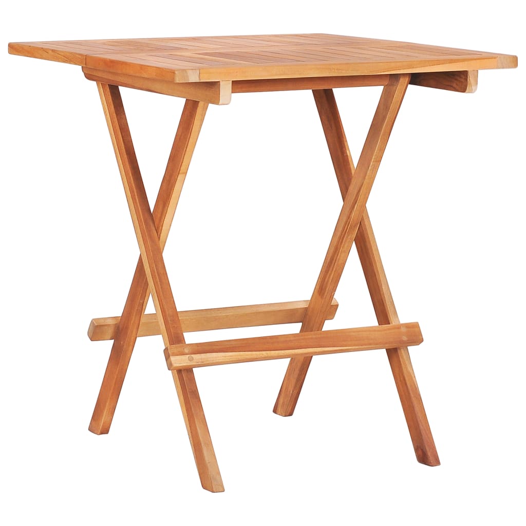 Sammenleggbart Bistrobord 60X60X65 Cm Heltre Teak