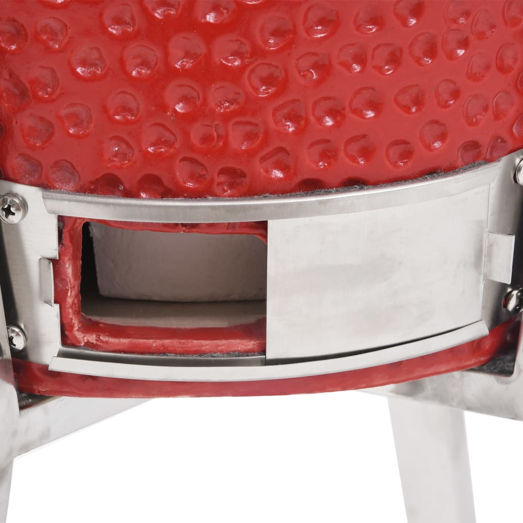 Kamado Kullgrill Med Røyker Keramisk 81 Cm