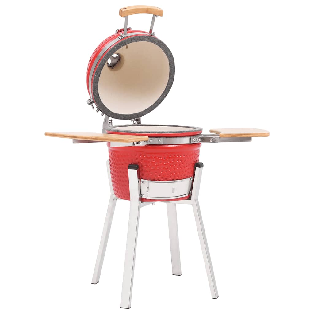 Kamado Kullgrill Med Røyker Keramisk 76 Cm