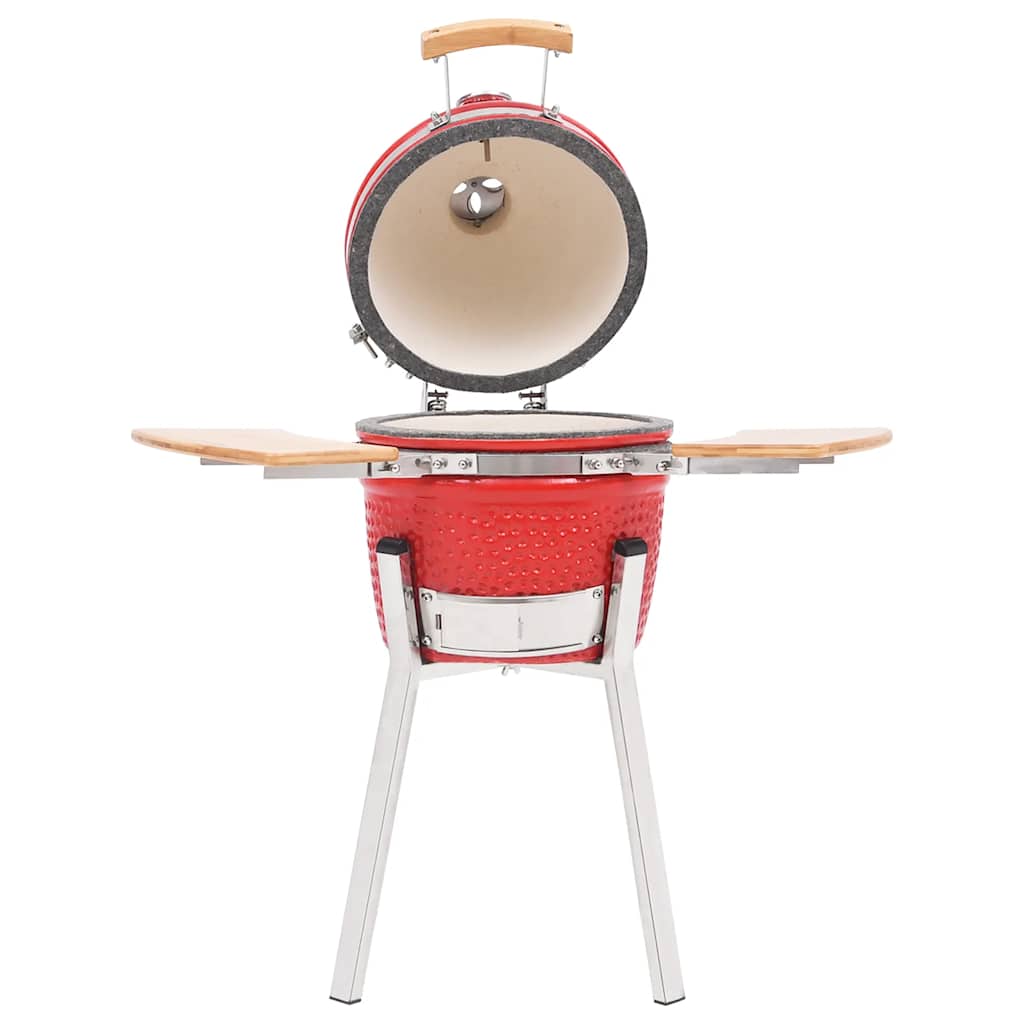 Kamado Kullgrill Med Røyker Keramisk 76 Cm