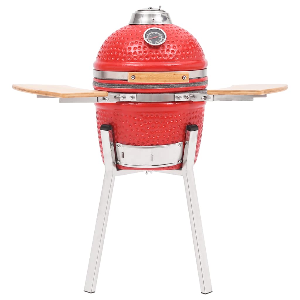 Kamado Kullgrill Med Røyker Keramisk 76 Cm