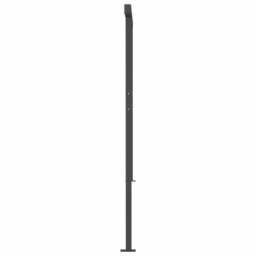 Automatisk Markise Med Vindsensor Og Led 6X3 M Antrasitt