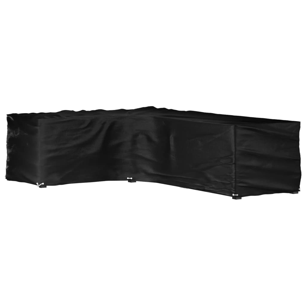 L-Formet Hagemøbeltrekk 16 Maljer 210X260X80 Cm
