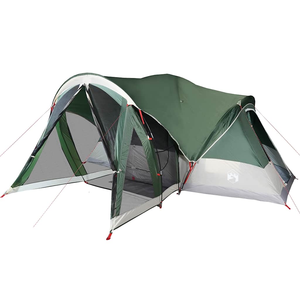 Tipi-Telt For Camping 8 Personer Grønn Vanntett