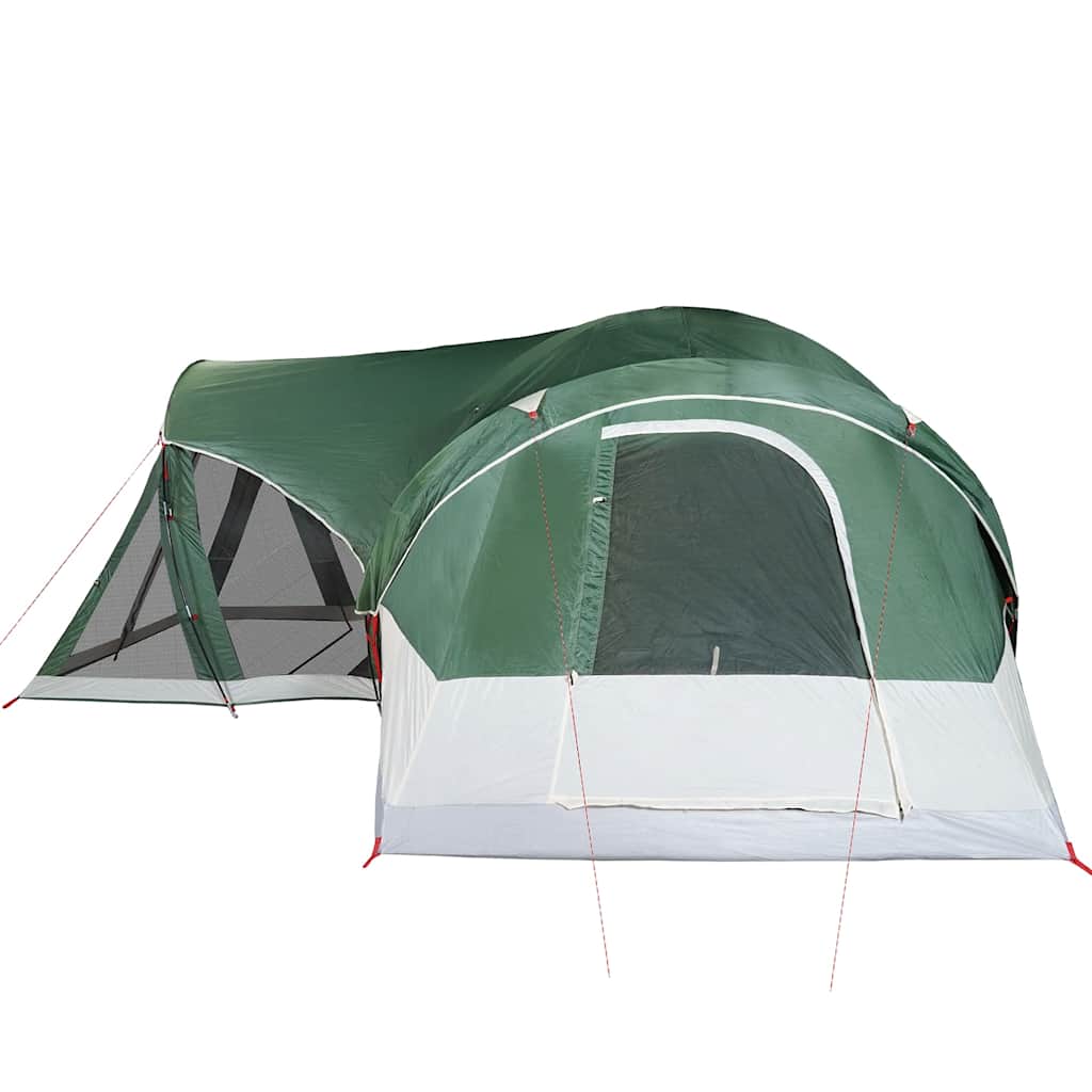 Tipi-Telt For Camping 8 Personer Grønn Vanntett