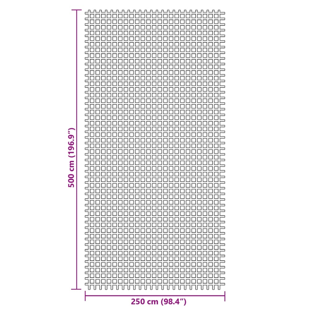 Telt Teppe Blå 5X2,5 M