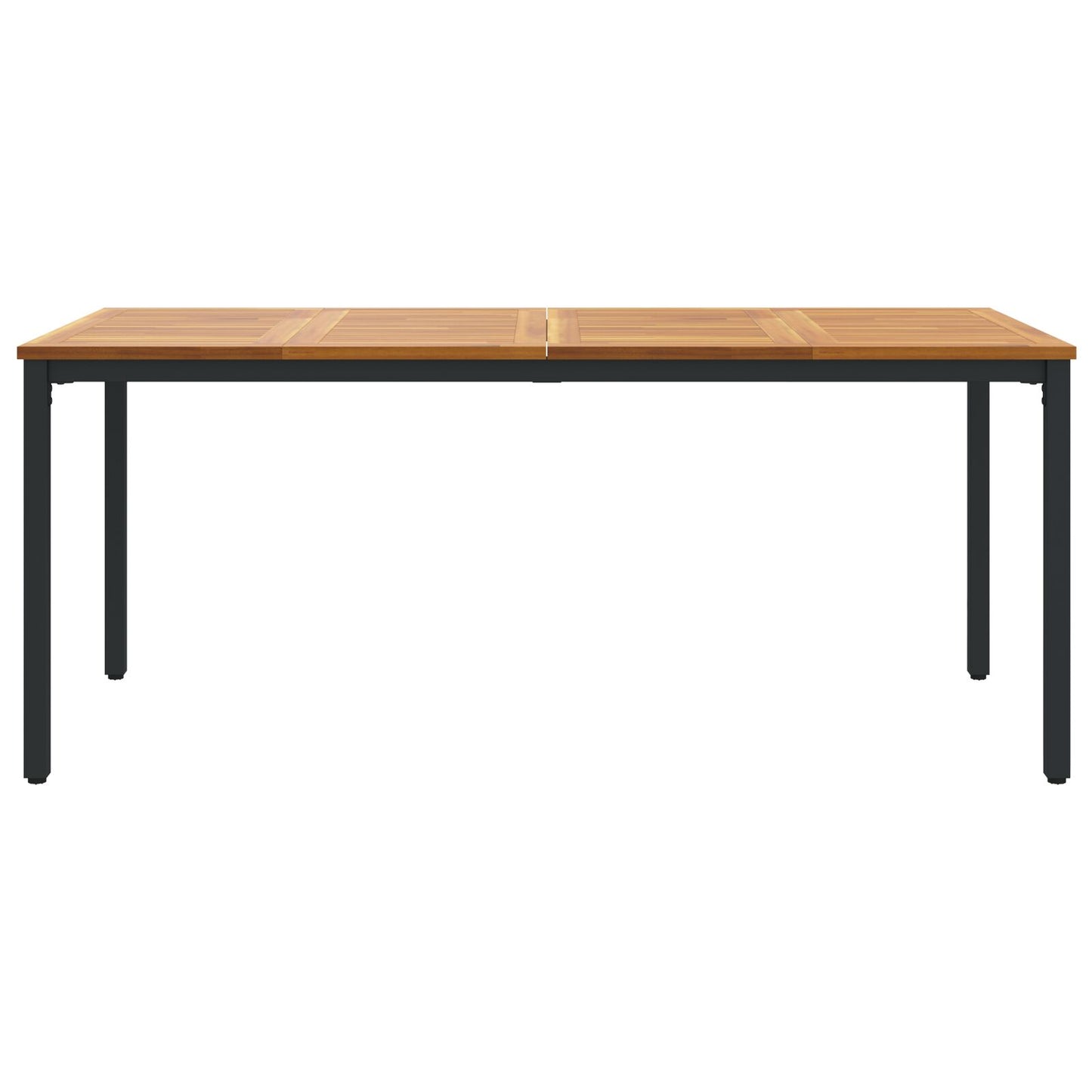 Hagebord 180X90X75 Cm Solid Akasietre Og Metall