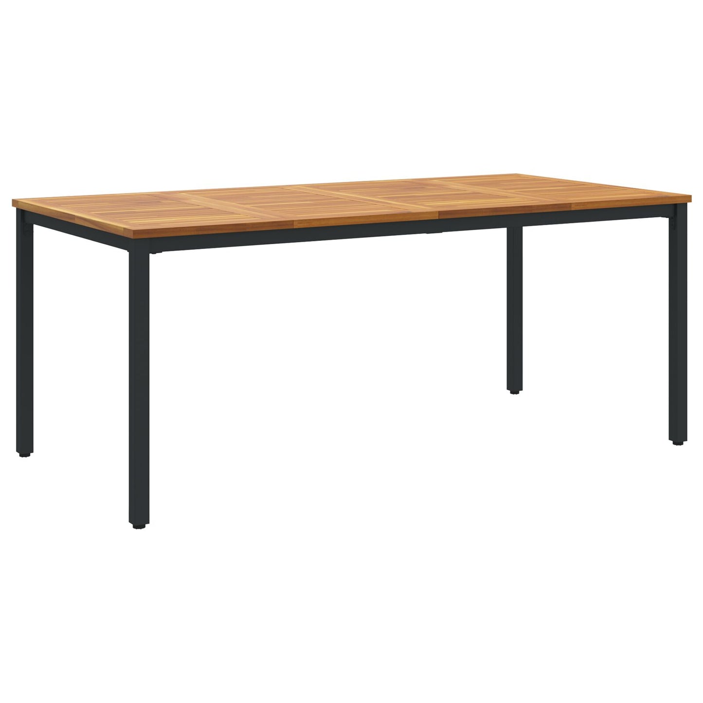 Hagebord 180X90X75 Cm Solid Akasietre Og Metall