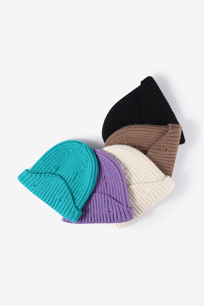 Rib-Knit Beanie