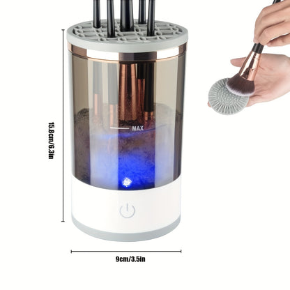 USB-Powered Electric Makeup Brush Cleaner – Automatic Deep Cleaning & Fast Drying