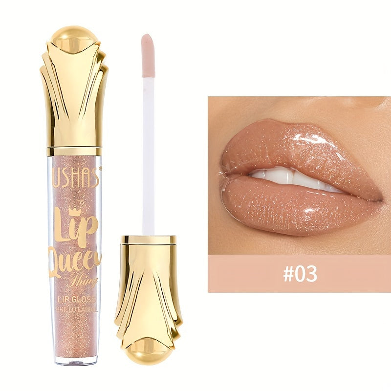 Long-Lasting Matte Lip Gloss – Moisturizing & Glitter Finish