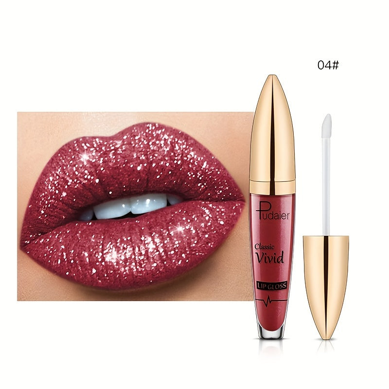 Pudaier Shiny Stars Lip Gloss – High-Gloss, Long-Lasting & Moisturizing