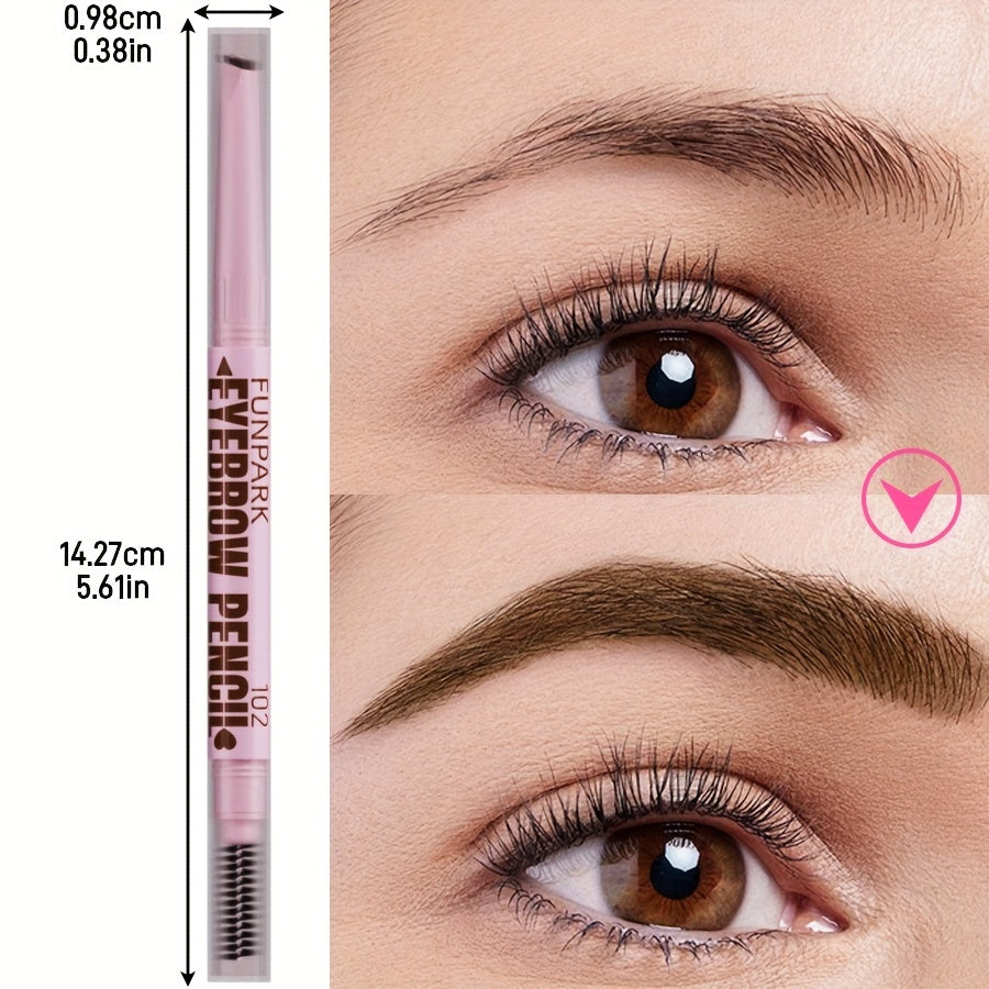 Ultra-Fine Waterproof Dual-Ended Eyebrow Pencil – Long-Lasting & Natural Look