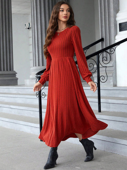 Ribbed Long Dress