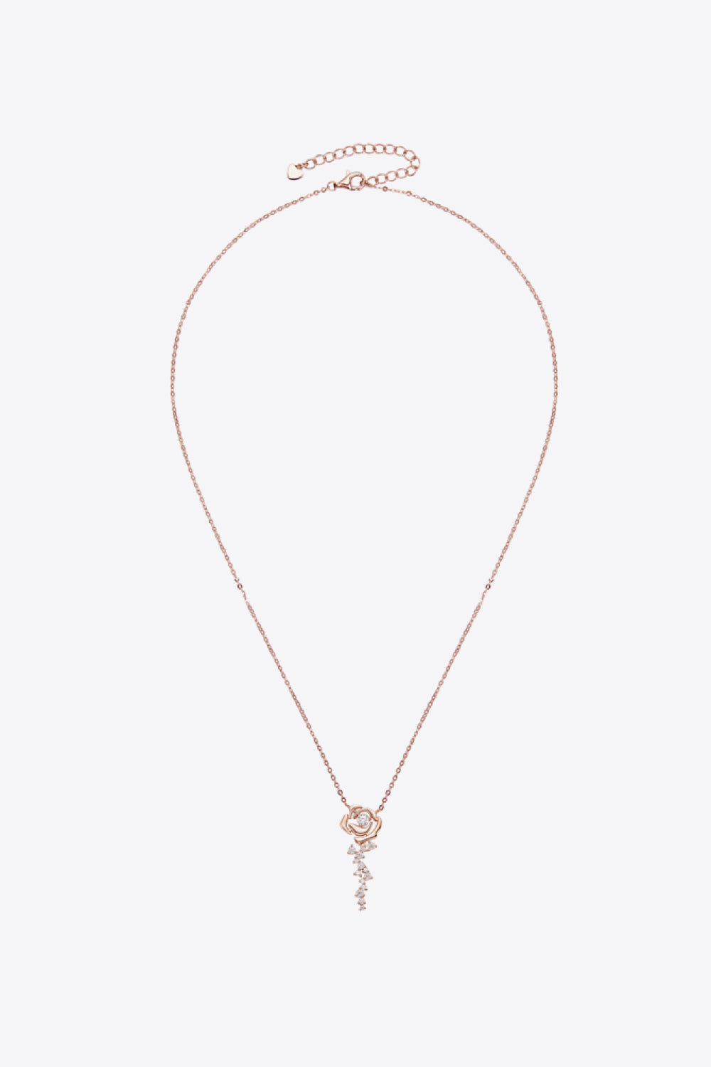 Necklace - 18K Rose Gold-Plated/ 925 Sterling Silver