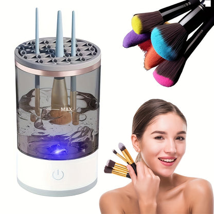 USB-Powered Electric Makeup Brush Cleaner – Automatic Deep Cleaning & Fast Drying