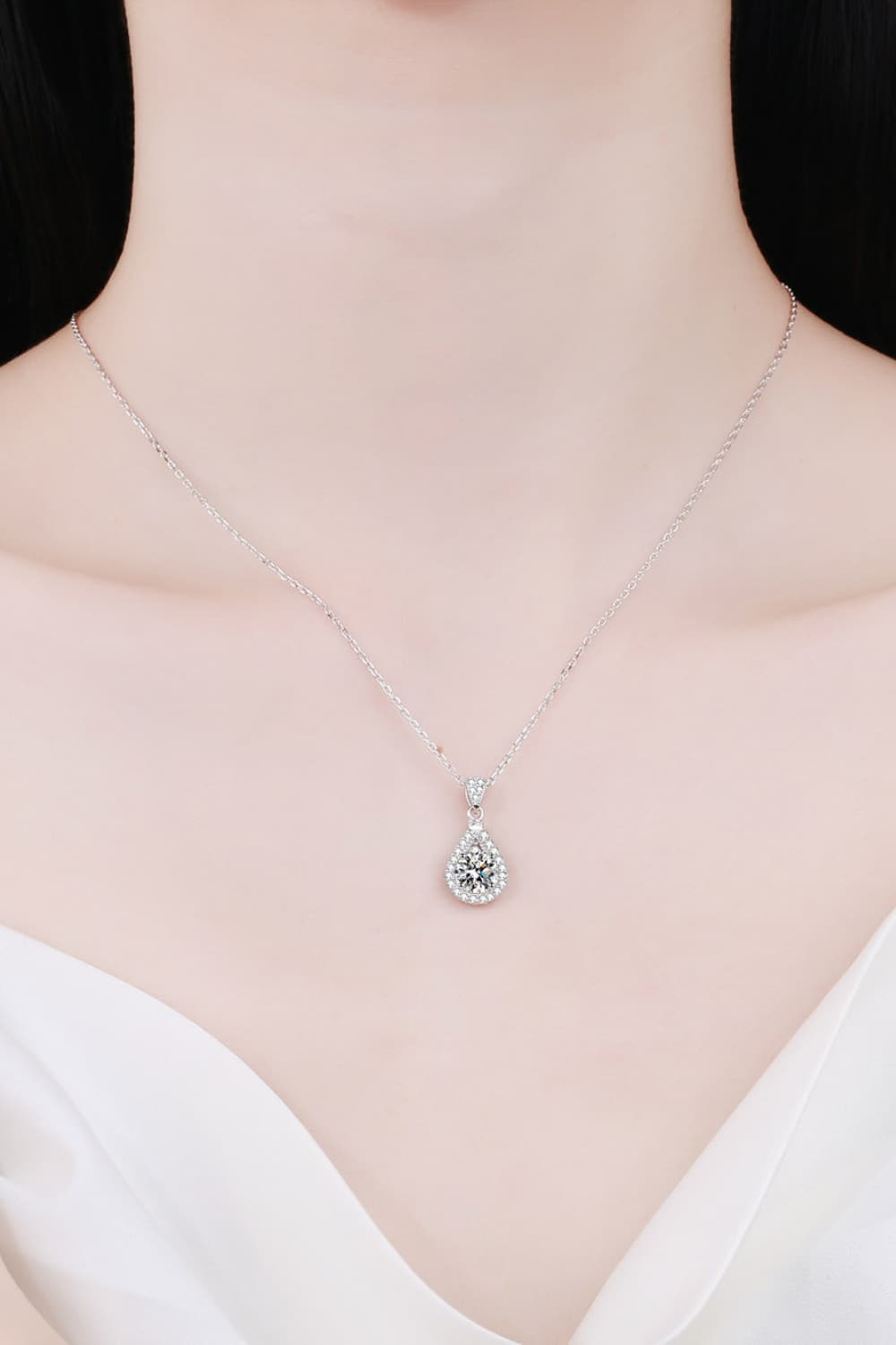 Moissanite Necklace - 2 Carat