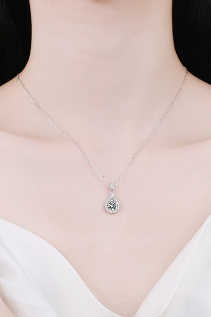 Moissanite Necklace - 2 Carat