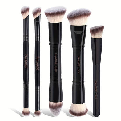 2-5pcs Foundation & Contouring Brush Set with Box – Perfect for BB Cream & Travel