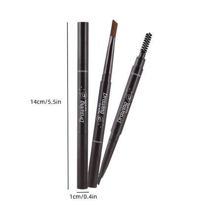 5-Color Waterproof Dual-Ended Eyebrow Pencil – Long-Lasting & Natural Look