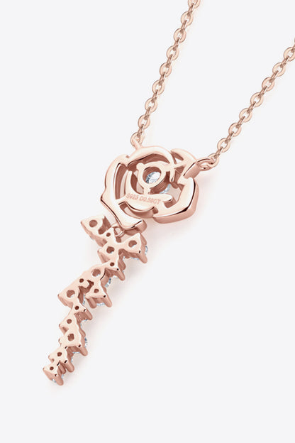 Necklace - 18K Rose Gold-Plated/ 925 Sterling Silver