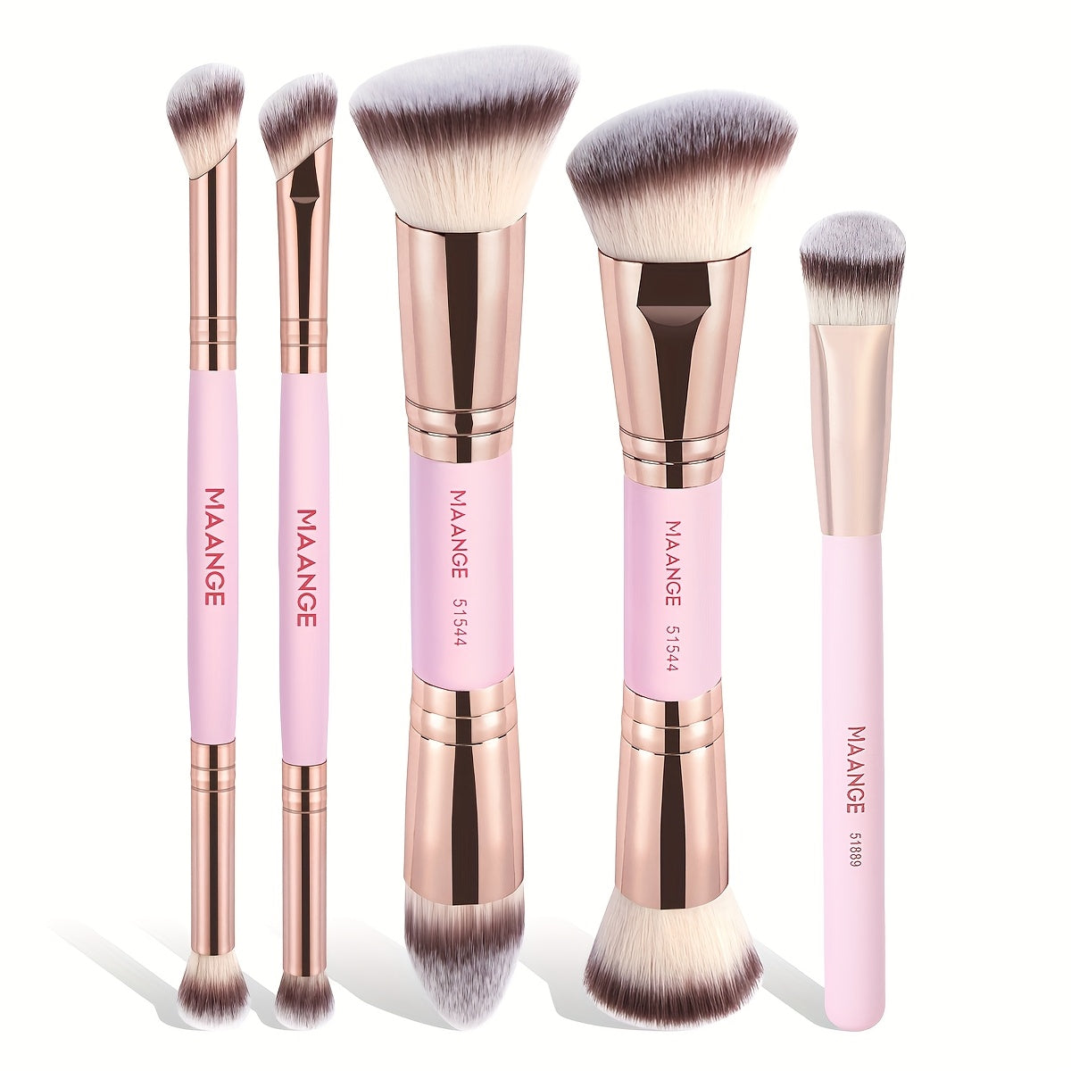 2-5pcs Foundation & Contouring Brush Set with Box – Perfect for BB Cream & Travel