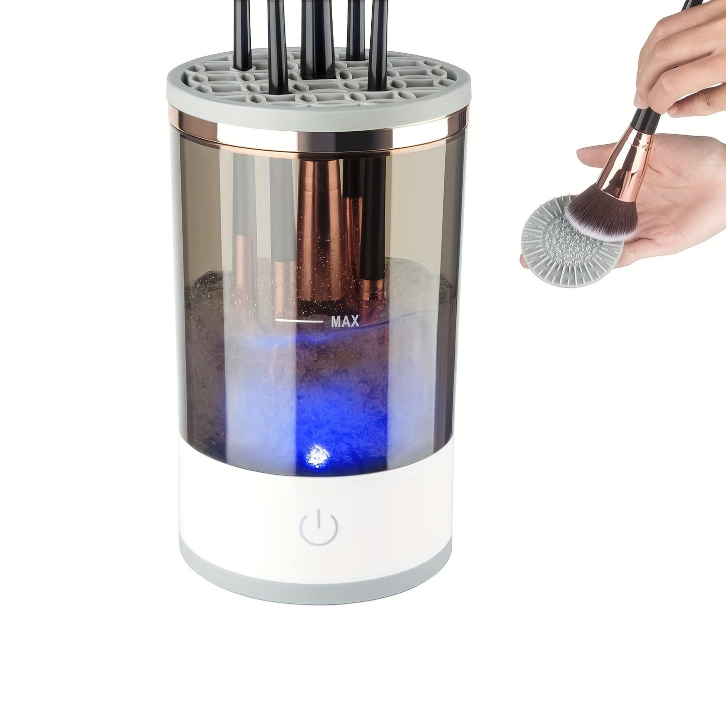 USB-Powered Electric Makeup Brush Cleaner – Automatic Deep Cleaning & Fast Drying