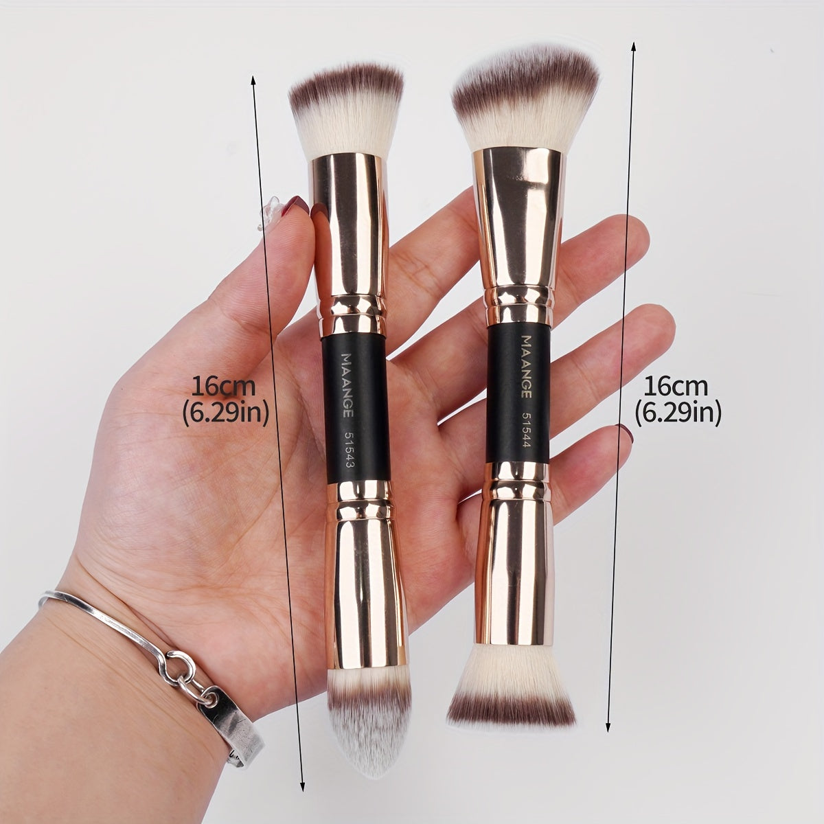 2-5pcs Foundation & Contouring Brush Set with Box – Perfect for BB Cream & Travel