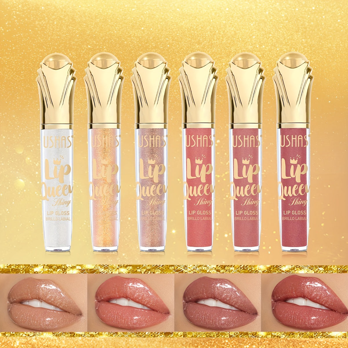 Long-Lasting Matte Lip Gloss – Moisturizing & Glitter Finish