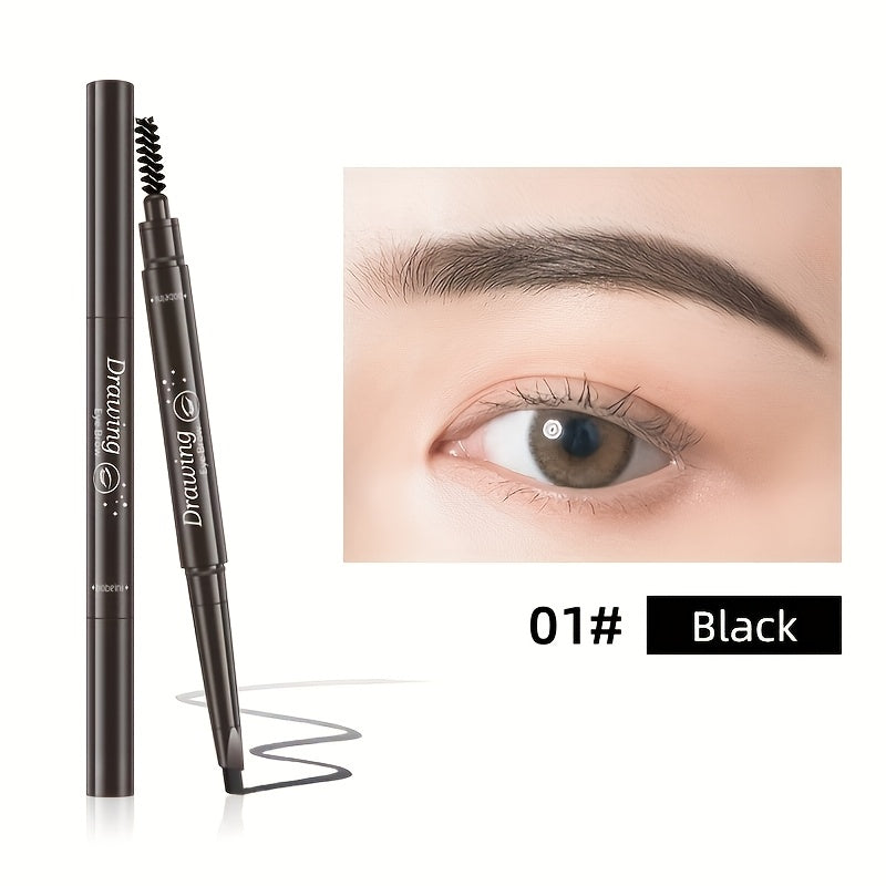 5-Color Waterproof Dual-Ended Eyebrow Pencil – Long-Lasting & Natural Look