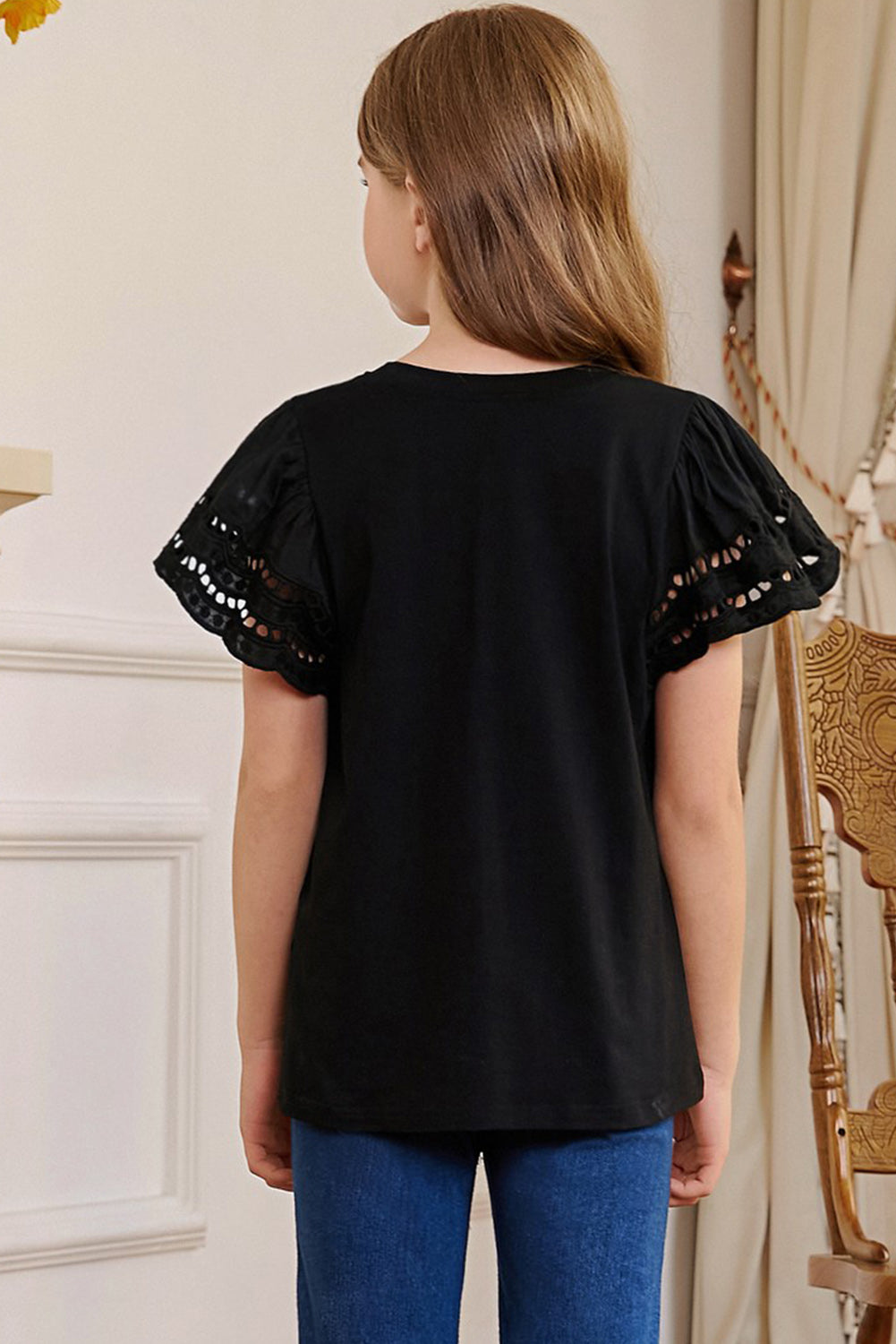 Flutter Sleeve T-Shirt For Girls