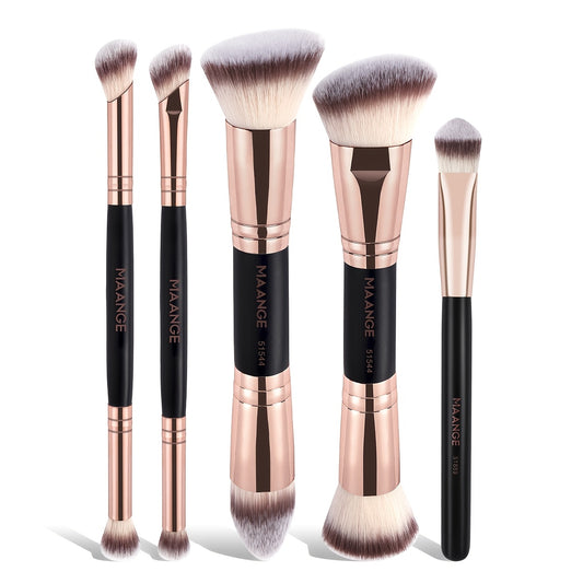 2-5pcs Foundation & Contouring Brush Set with Box – Perfect for BB Cream & Travel