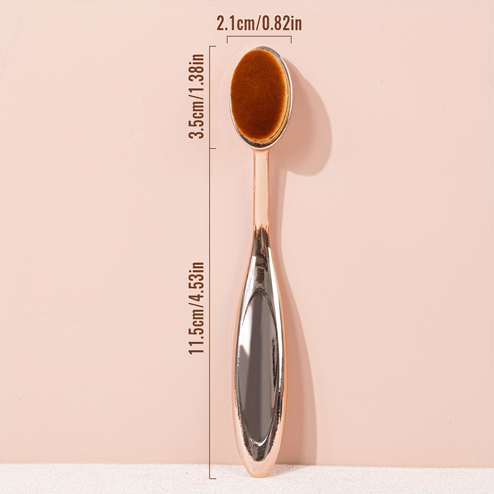 Toothbrush-Style Foundation Brush – Soft & Dense for Flawless Blending