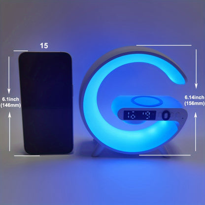 Kouzone Mini Wireless Speaker & Alarm Clock – Sunrise Simulation & Phone Charger