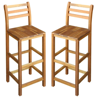 Barstoler 2 Stk Heltre Akasie