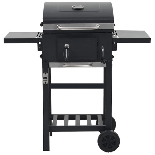 Kullgrill Med Bunnhylle Svart