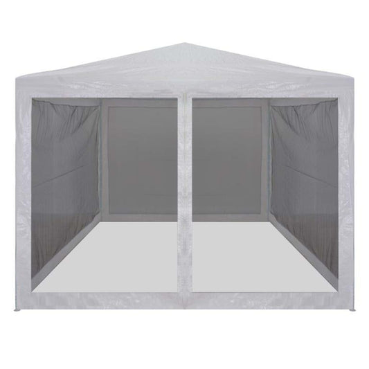 Festtelt Med 4 Sidevegger Av Netting 3X3 M