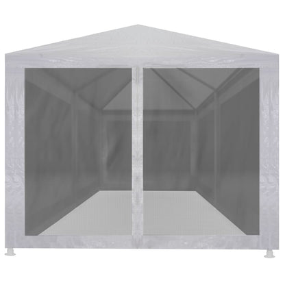 Festtelt Med 6 Sidevegger Av Netting 6X3 M