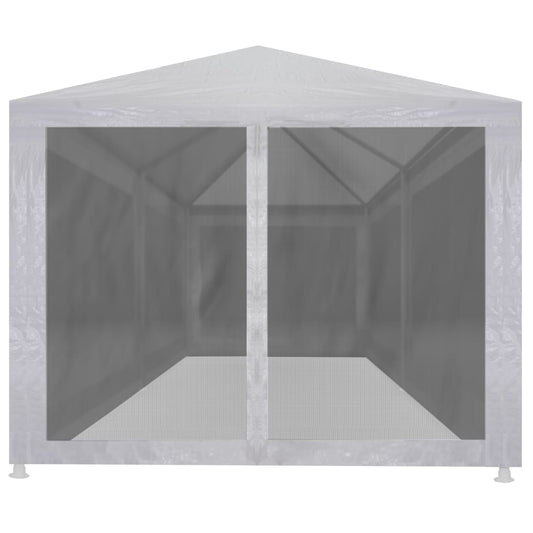Festtelt Med 6 Sidevegger Av Netting 6X3 M