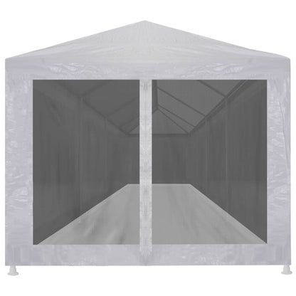 Festtelt Med 10 Sidevegger Av Netting 12X3 M