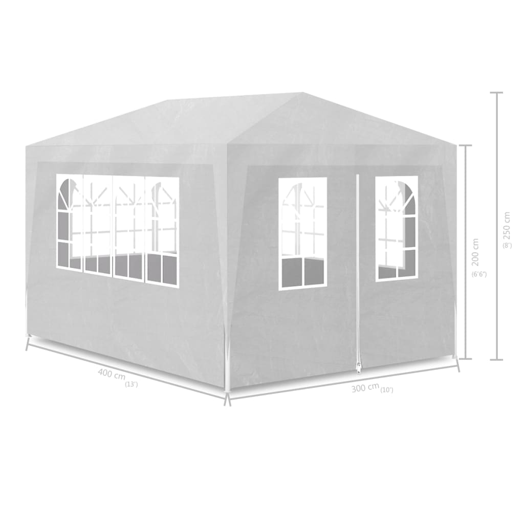 Festtelt 3X4 M Hvit