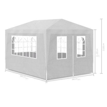 Festtelt 3X4 M Hvit