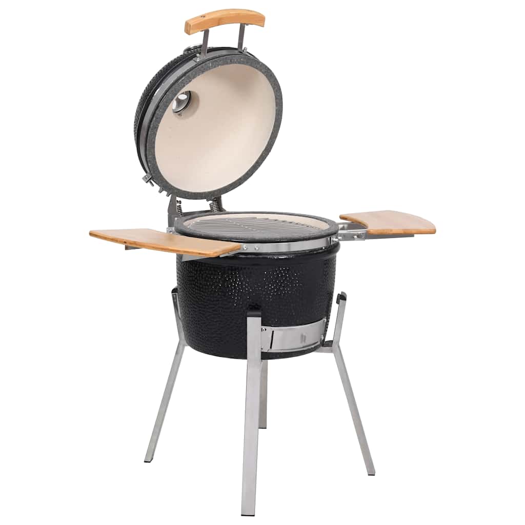 Kamado Kullgrill Med Røykemulighet Keramikk 76 Cm