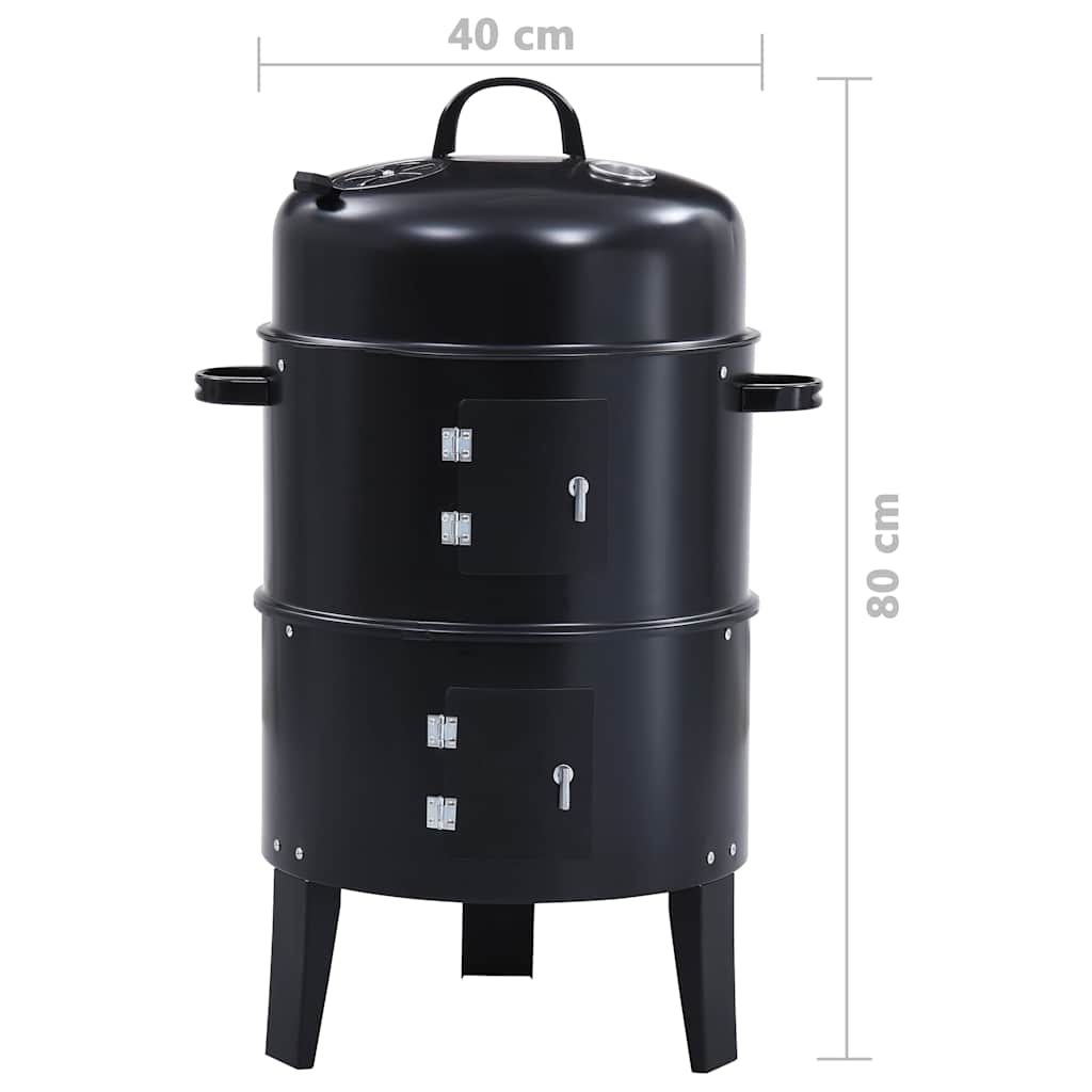 3-I-1 Røykgrill 40X80 Cm