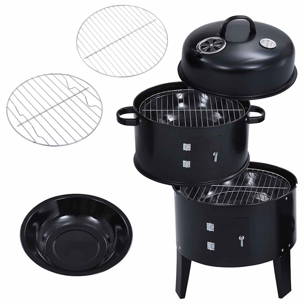 3-I-1 Røykgrill 40X80 Cm