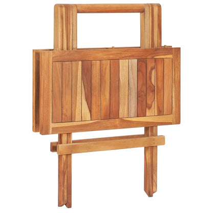 Sammenleggbart Bistrobord 60X60X65 Cm Heltre Teak